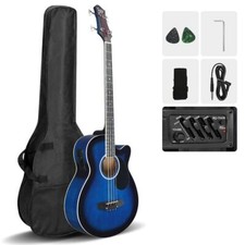 Glarry GMB101 4 string Electric Acoustic Bass Guitar w/ 4-Band Equalizer EQ-7545 picture