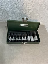 Vintage S-K Tools 9pc Metric Hex Key Socket Set SK Made in USA   picture