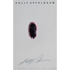 Polly Apfelbaum invitation card Realism Studio Berlin sign object textile 1997 picture