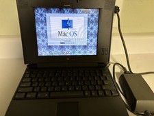 Rare Apple Macintosh Powerbook 540c Includes PowerPC Upgrade and AC Adapter picture