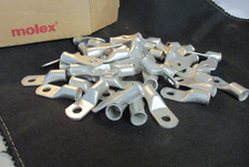 MOLEX 3/0 AWG GAUGE BATTERY CABLE LUGS SET OF (50) SILVER 210000317 BOAT picture