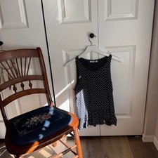 Hinge (Nordstrom Brand) white and black polka Blouse picture