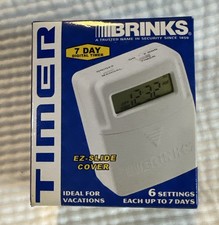 Brinks 7 Day Digital Programmable Timer Security Planning 44-1030 NEW Open Box picture