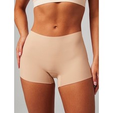 Fabletics Sand No-Show Mid-Rise Boyshort Underwear XL AC2356909-2150-17060 NEW picture