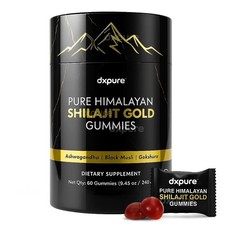 Pure Himalayan Shilajit Gold Gummies 3000mg With Ashwagandha Gokshura picture
