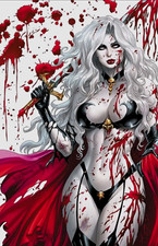 Lady Death #1 Tyler Kirkham Malevolent Damage NYCC exclusive picture