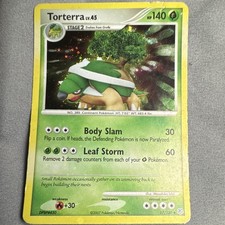 Pokemon TCG Torterra 17/130 Diamond & Pearl Holo Rare 140 HP ENG picture