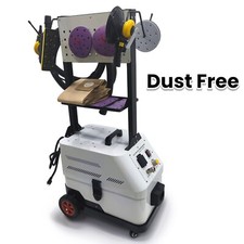F7 Pneumatic&Electric Car Vehicle Grinding Two Senders Sanding Machine Dust Free picture