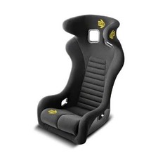 MOMO 1082BLK-30 Super Cup XL Fiberglass Racing Seat Black HANS Compatible picture