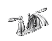 MOEN 66610 Brantford Two-Handle Centerset Bathroom Faucet w/Valve-Chrome picture