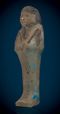 Ancient Egyptian Faience Ushabti Shabti Rare Funerary Artifact Figurine picture