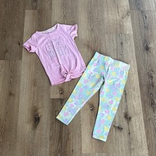 Rae Dunn Pink and Multicolor Kids Matching Set picture