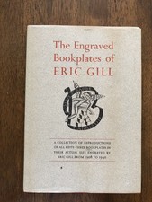 The Engraved Bookplates Of Eric Gill 1986 Christopher Skelton HC/DJ picture
