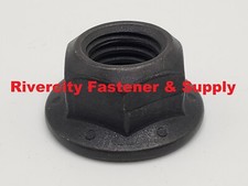7/16-14 Grade 8 All Metal Flange Lock Nuts 7/16x14 Top Lock Nuts 7/16 x 14 Nut picture