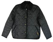 NEW, BARBOUR Clydebank Quilted Jacket  in Black Sz 12 #SJ2619 picture
