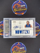 Dirk Nowitzki 2012 National Treasures Timeline Patch Auto /49 BGS 9.5 10 picture