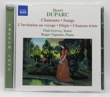 HENRI DUPARC Chansons Songs French Vocal Music Paul Groves Tenor Classical CD picture
