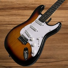 ST Electric Guitar Mahogany Body Vintage Sunburst Color Rosewood Fretboard picture