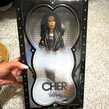 Barbie Collector Black Label Cher Bob Mackie Celebrity Fashion Doll NIB picture