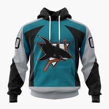 Personalized San Jose Sharks 2025/26 Heritage 2.0 Hoodie Pullover Fan Gear Gift picture