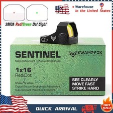 Swampfox Sentinel 1x16mm 3MOA RMSc Micro Reflex Green/Red DOT Sight SNL00116 picture