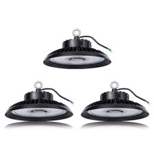 3 Pack 150W UFO LED High Bay Light, Industrial Light Waterproof IP65 100-277v picture