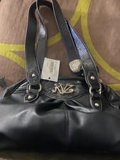 Kathy Van Zealand Faux Snakeskin Shoulder Bag Purse w. Built-In Keyring picture