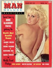 Modern Man Deluxe Quarterly 1968 Raquel Welch 72pg Vintage Pinup Magazine M40476 picture