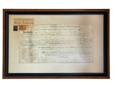 1810 James Madison Signed Ohio Land Patent to Daniel Moore w/ Seal & Provenance picture
