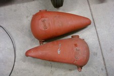 harley davidson panhead original oem 1957  1958 tanks nice tanks picture