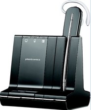 Plantronics Savi W745  - Black In-Ear Headsets Open box Bluetooth NEVER USED picture