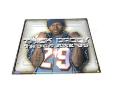 Vintage TRICK DADDY Thugs Are Us 2001 Promo Poster Flat Double Sided 12”x12” Rap picture