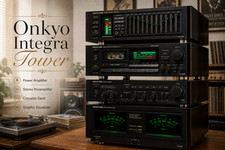 Onkyo Integra Tower 🌈RaRe🌈 Vintage Stereo Components Side Panels Bundle picture