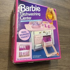 Vintage 1993 Barbie Dishwashing Center Mattel BRAND NEW NEVER OPENED 67007 picture