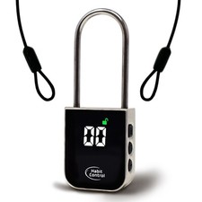 Habit Control Time Lock, Timed Locker Padlock, Pad Lock with Timer & Steel Cable picture