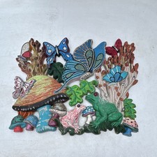 vintage 1970s Homco plastic wall plaque Art Good Condition picture