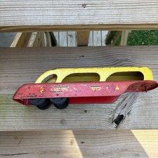 VTG Antique 1940s Wyandotte Car-A-Van Lines Automobile Transport Trailer Steel picture