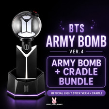 [ON HAND] BTS OFFICIAL LIGHT STICK ARMY BOMB VER.4 2026 with CRADLE picture