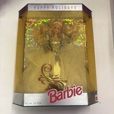 Barbie 1992 Happy Holidays Special Edition Crystal and Silver Model 1429 picture