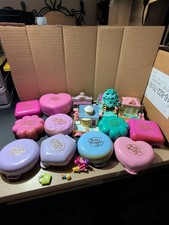 22 Vintage Polly Pocket Bluebird Lot Empty 1989 And 1990’s Read Description  picture