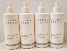 4 PACK Terra Green Hair Conditioning SHAMPOO Enriched With White Tea 12.8 FL oz picture