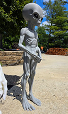 3ft tall life size alien collectible perfect for business , man cave or garage picture