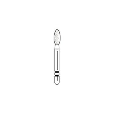 Abrasive Technology Two Striper FG 285.5 Football Coarse Grit Diamond Burs 5/Pk picture