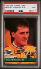 Michael Schumacher RC 1992 Grid Formula One F1 #51 - PSA 9 picture