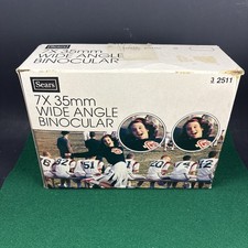 Vintage Sears Binoculars 7x35 Model 2511 Wide Angle Japan Original Receipt 1985 picture