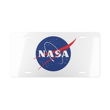 NASA Logo Vanity Plate | Aluminum License Plate picture