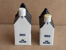 KLM BOLS Blue Delft House #17 and #2 - Sealed - Not Empty picture