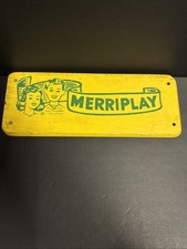 Merrily Wooden Swing Seat Vintage.  Could Also Be Used as Decor or a Sign picture