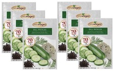 6 pk ~ Mrs. Wages Dill Pickles Mix Quick Process Pickle Makes 7 Qts 6.5 oz 1 pk picture