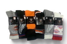 Harley Davidson Riding Sock men's Shoe Sizes Assorted 10-13 4 pair picture
